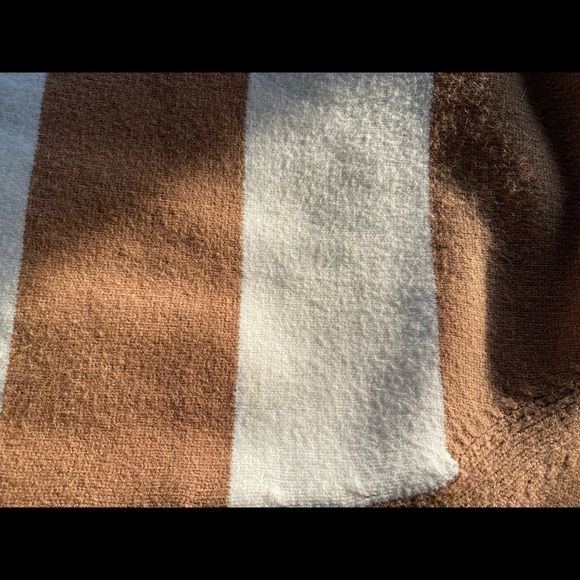 Tan and cream striped Rebeka Anthropologie Sweater - Picture 3 of 5
